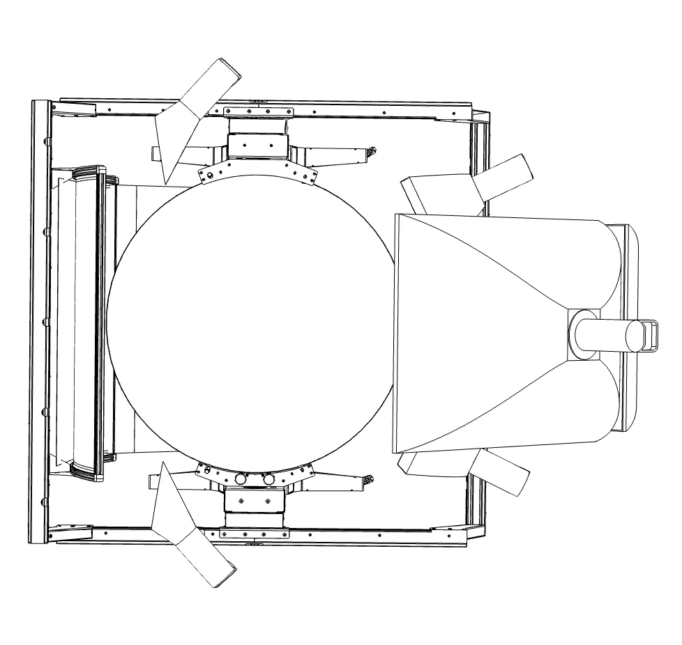 Top view with the top light in place