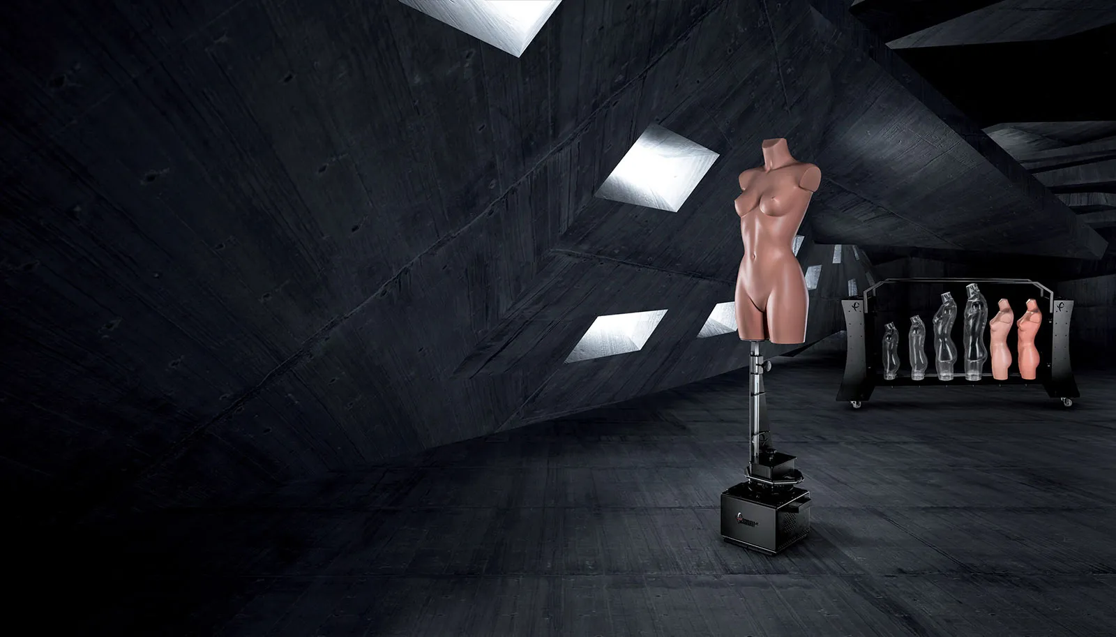 PhotoRobot CUBE klar til å skyte mote på torso