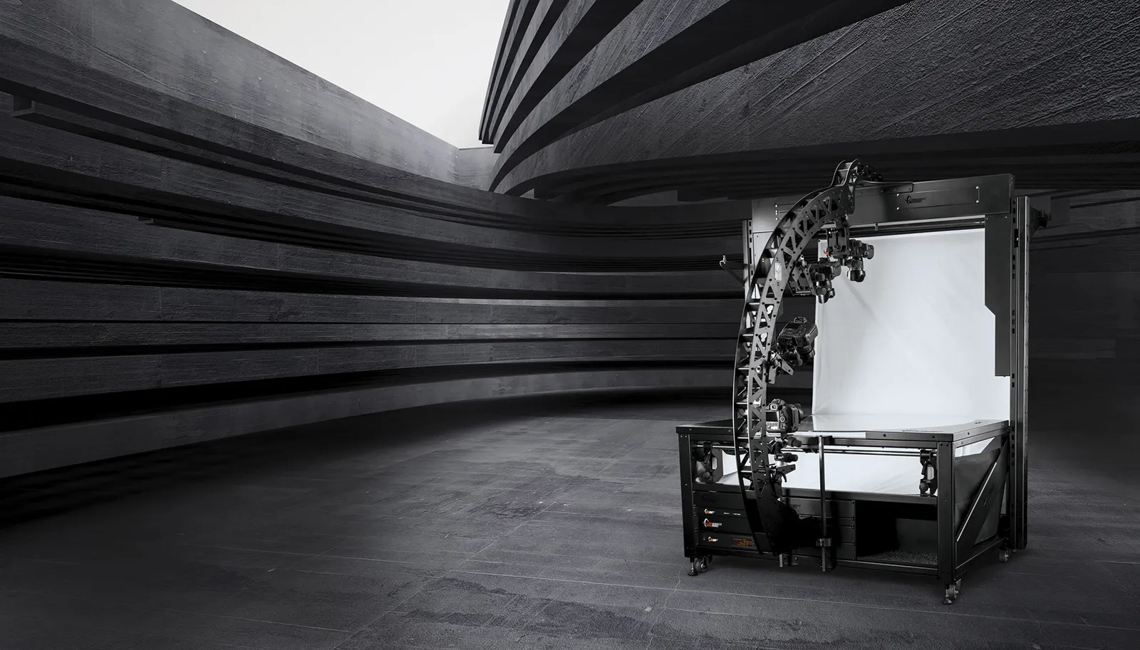 PhotoRobot Robotic TURNTABLE med MULTICAM kamerarobotarm