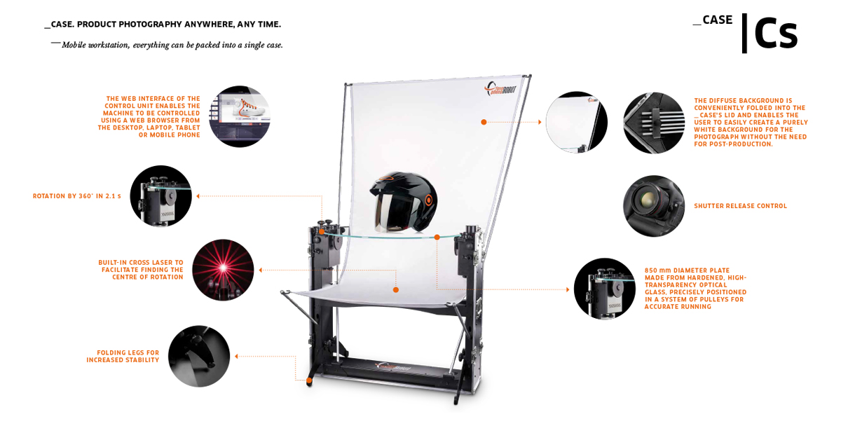 ویژگی های طراحی Case 850 motorized turntable پشتیبانی تحرک و راه اندازی سریع
