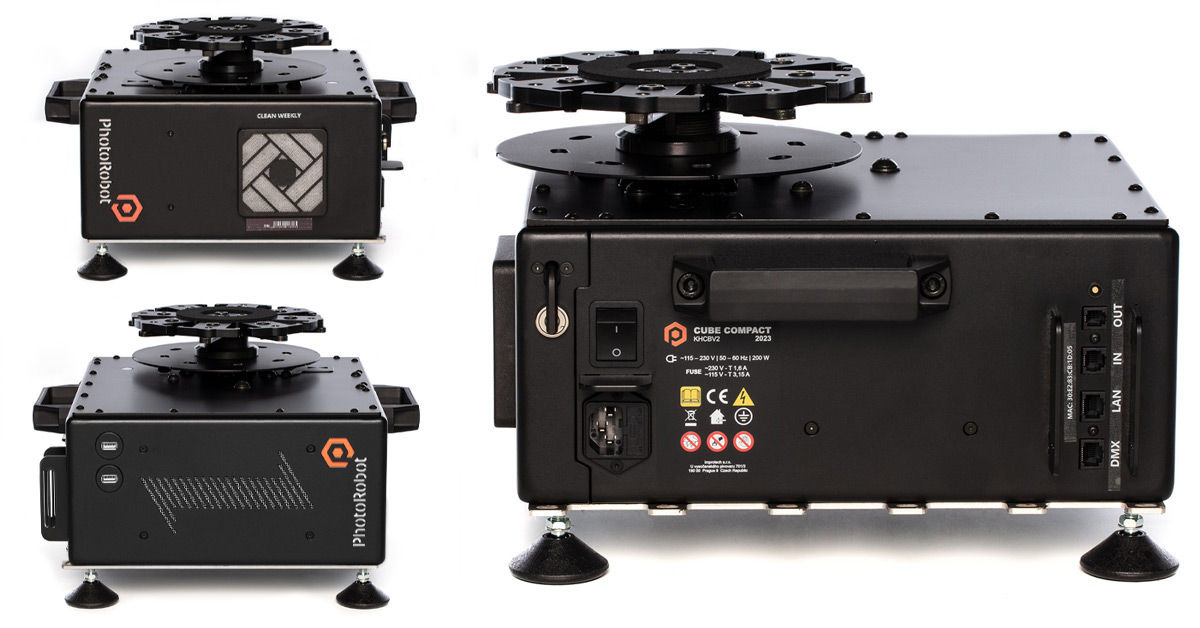Cube Compact fotografering robot design funktioner