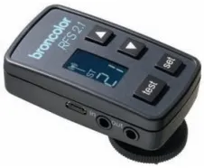 PhotoRobot preporučuje Broncolor RFS 2.1 tranceiver (2.4 GHz).