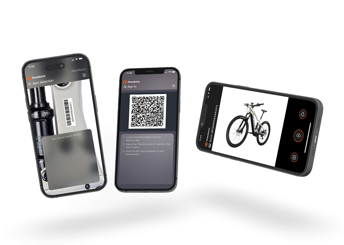 "PhotoRobot Touch" leidžia lengvai prijungti kelis "iPhone" prie programos.