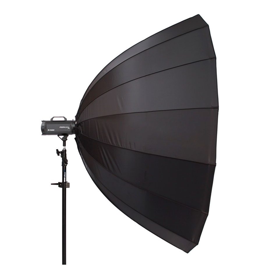Fotostudie paraplybelysning.