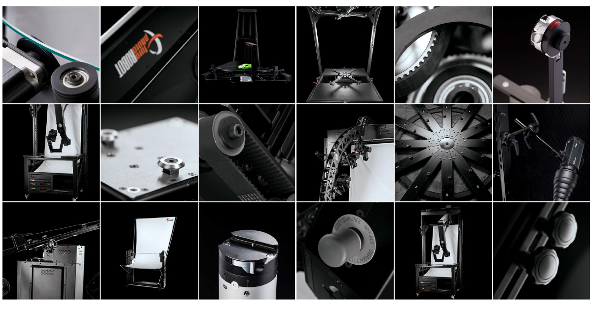 360 graad en 3D fotografie toerusting