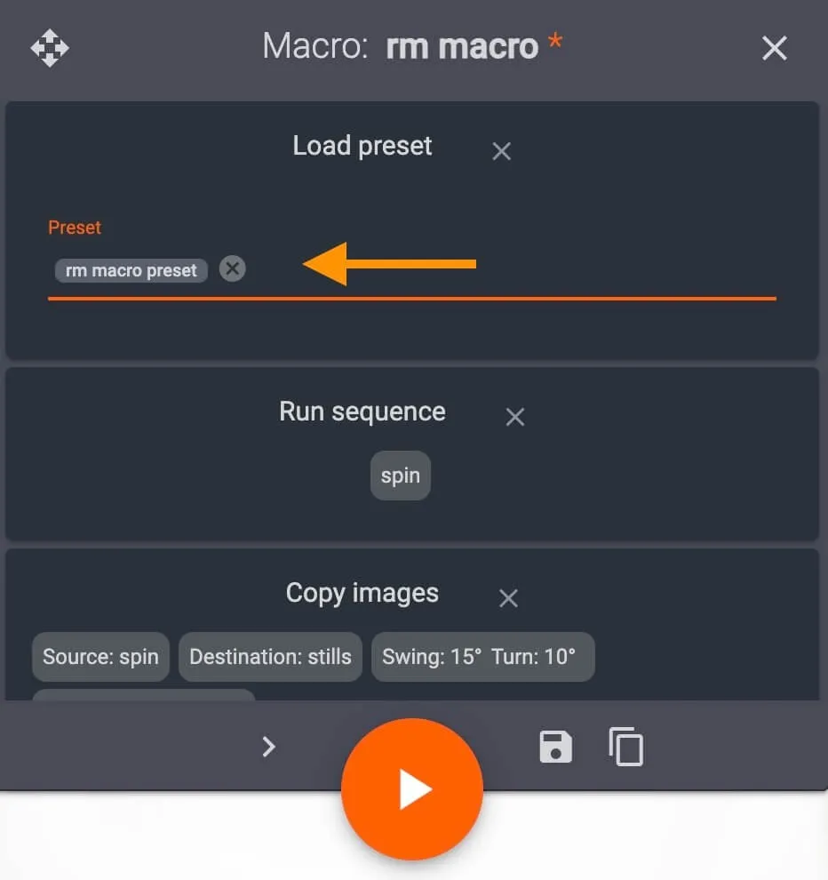 Potvrdite učitani makro unaprijed podešen